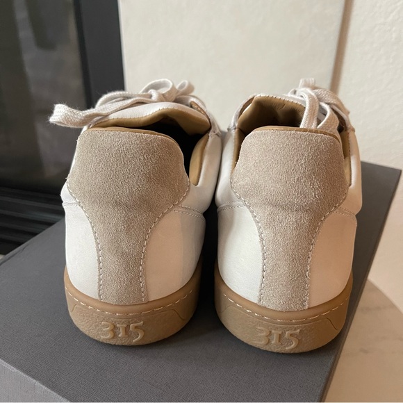 John Varvatos 315 keep court low top Men’s suede beige slip on Sneakers size 8 - Picture 5 of 7